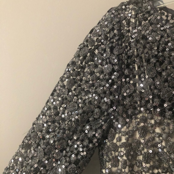 Kay Unger Sequin Lace Dress - Picture 2 of 5